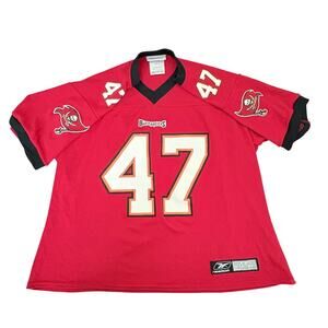 Vintage Reebok Tampa Bay Buccaneers John Lynch #47 Jersey Men’s Large USA GRAIL